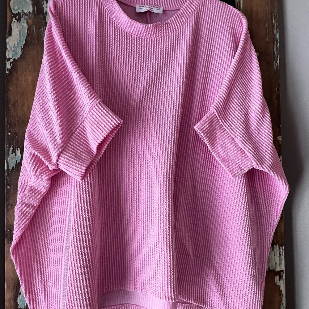 Light Pink Textured Top